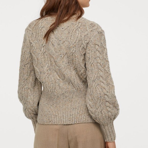 H&M Cable-knit Wool-blend sweater - Picture 9 of 11